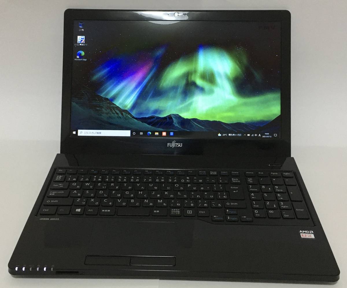富士通 LIFEBOOK AH41⁄C3 (FUJITSU) ノートPC : FMVA41C3B シャイニー 
