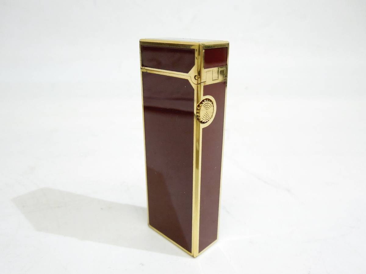 10 27-414133-09 [S]【A】 Dunhill ダンヒル ガスライター スクエア 赤