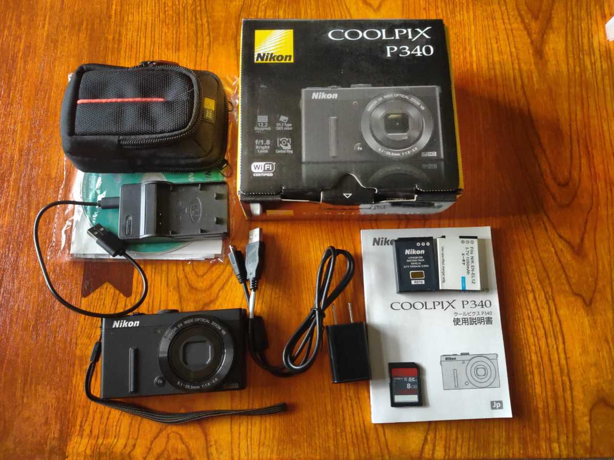 ニコン クールピクス P340 中古品 COOLPIX P340 Nikon 匿名配送