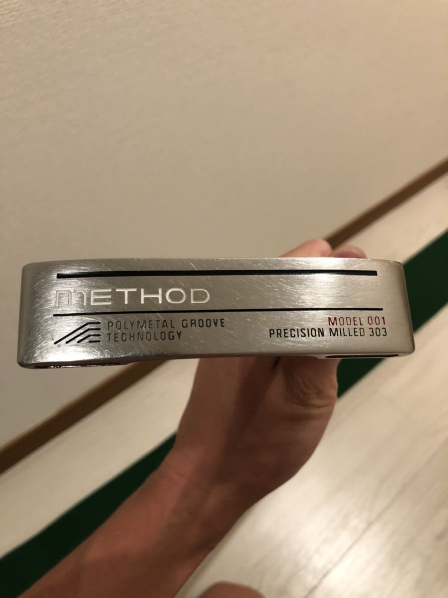 得価，人気 NIKE METHOD MODEL 001 ナイキ メソッド パター グリップほぼ おまけグリップ付 タイガー ピン ブレードタイプ(ナイキ)｜売買されたオークション情報、yahooの商品情報をアーカイブ公開 - オークフ 男性右きき用