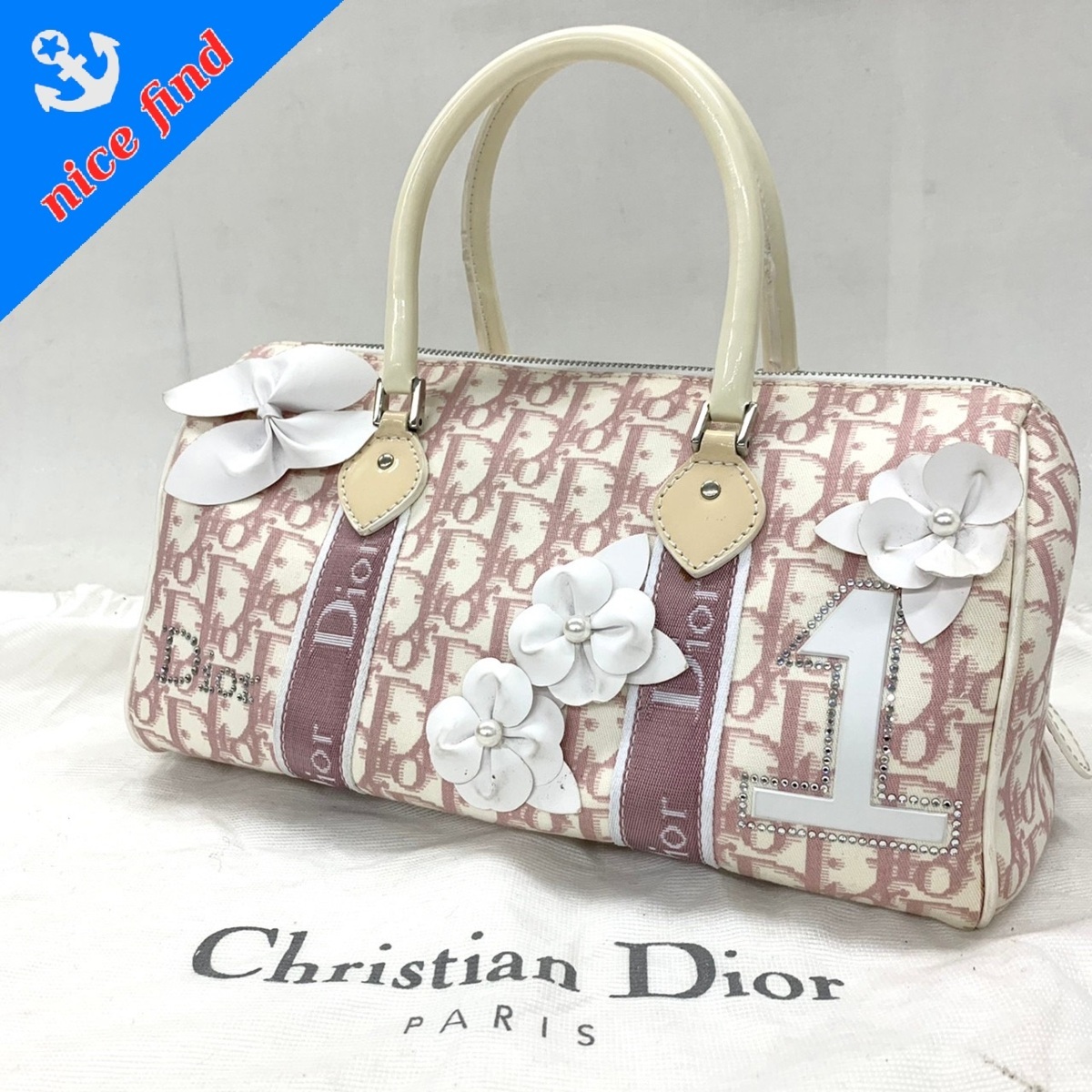 ◇ディオール Christian Dior◇トロッター No1 フラワー装飾 