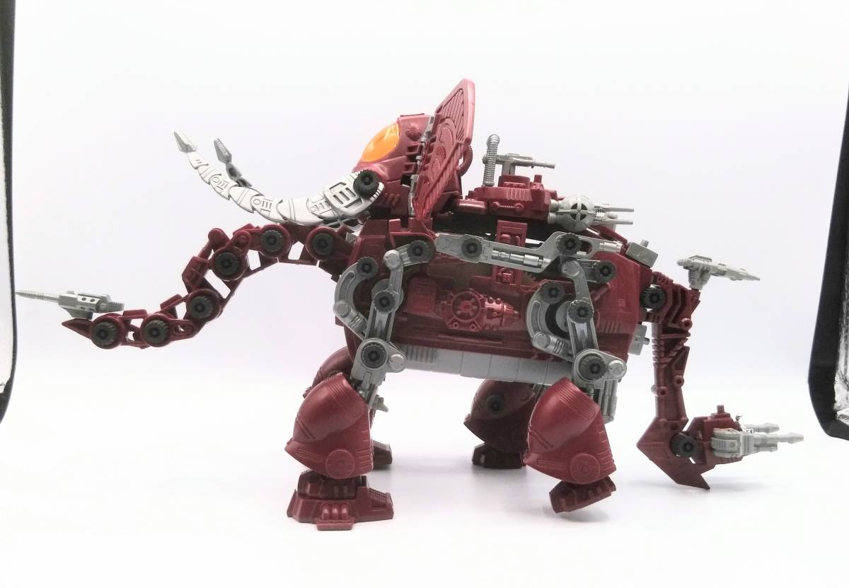 旧ゾイド メカ生体 当時物 赤マンモス MAMMOTH THE DESTROYER 海外版