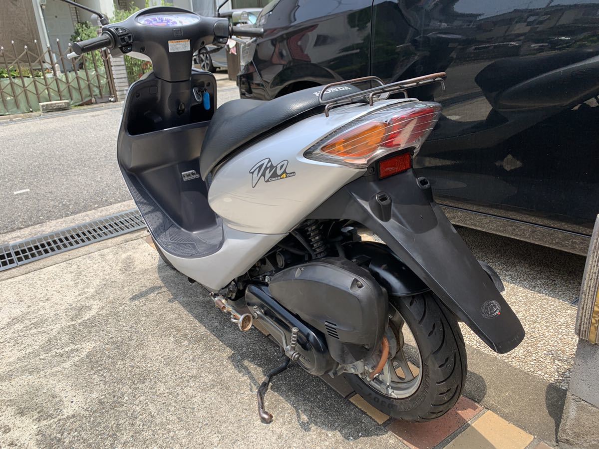 Honda ホンダ ディオdio Af56 低燃費の4サイクル原付バイク 前タイヤ新品 通勤通学配達にオススメ 福岡市内発どこでも陸送可能 人気特価 Honda ホンダ ディオdio Af56 低燃費の4サイクル原付バイク 前タイヤ新品 通勤通学配達にオススメ 福岡市内発どこでも陸送可能 人気特価