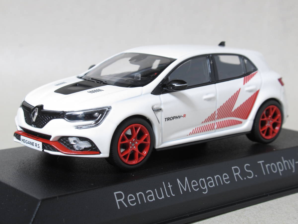 限定セール，人気セール 1/43 ルノー メガーヌ R.S. トロフィーR 2019 ホワイト/レッド リム(ノレブ)｜売買されたオークション情報、yahooの商品情報をアーカイブ公開 - オークファン ノレブ
