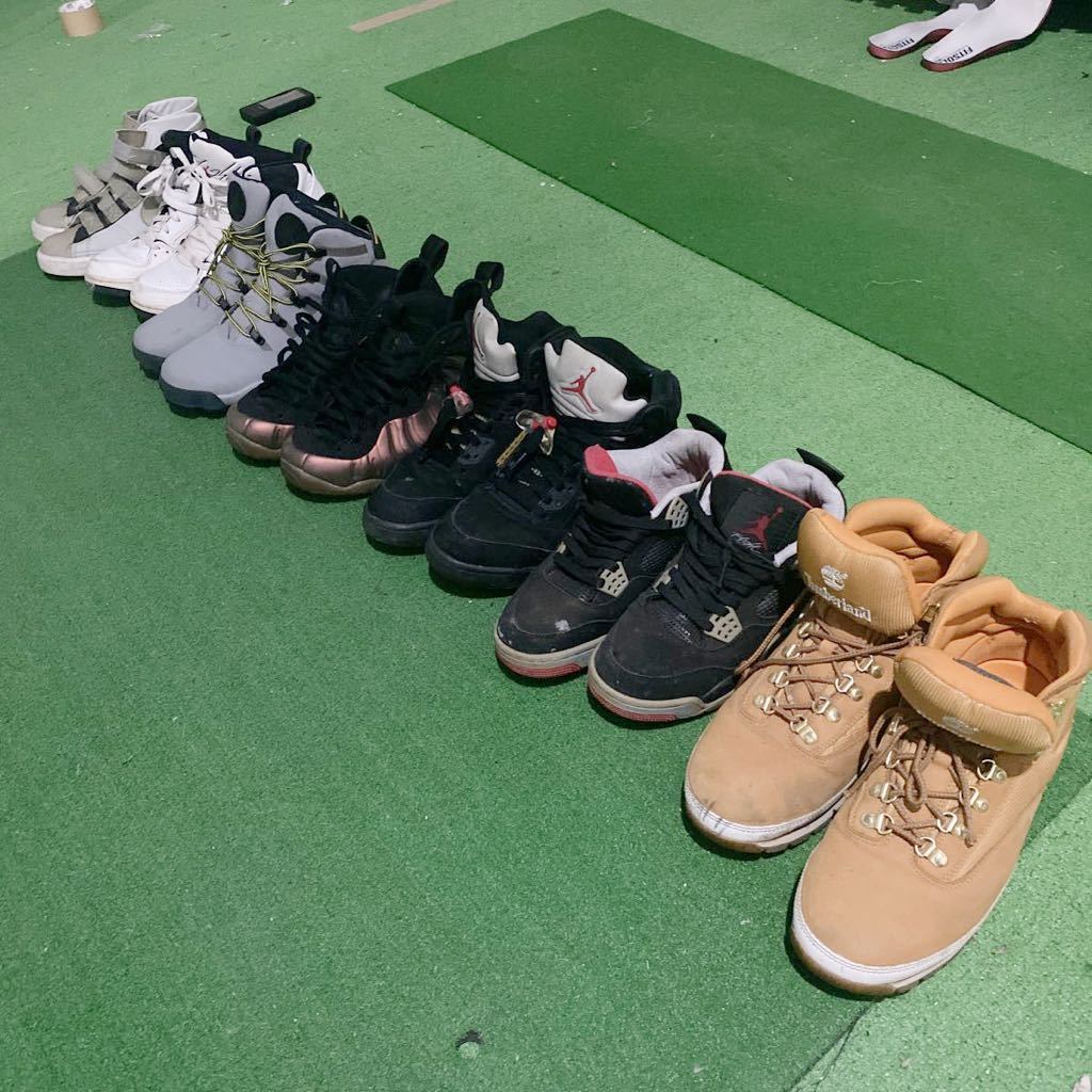 スニーカーまとめ売り　エアージョーダン　ナイキ　NIKE ティンバーランド　フォームポジット　ジョーダン4 ジョーダン5 AIR JORDAN