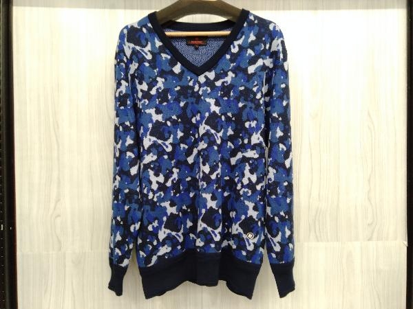 BRIEFING ブリーフィングカモフラ Vネックセーター メンズ