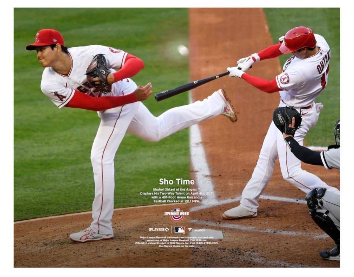 大谷翔平 直筆サイン 大谷翔平直筆サイン入りユニフォーム⁄ 8x10フォト