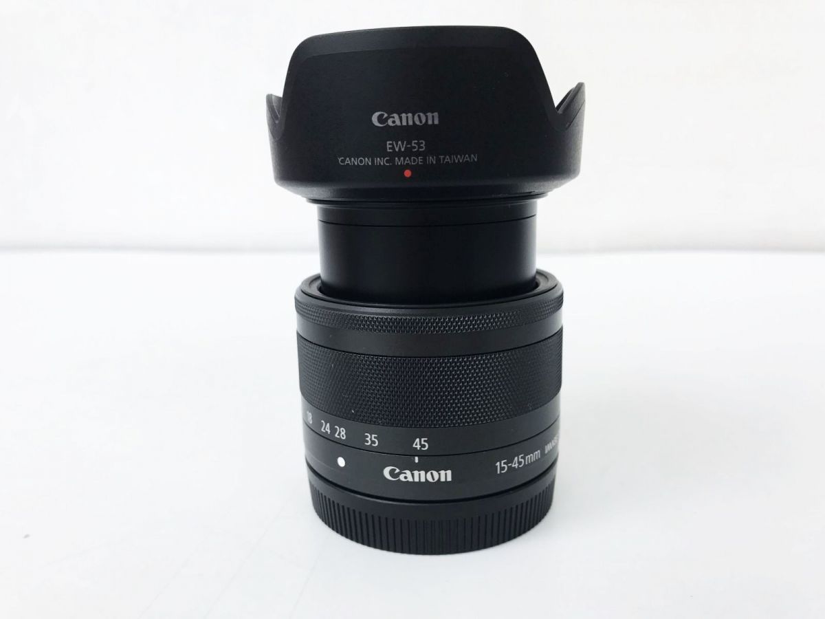 美品 Canon EF-M 15-45mm F3.5-6.3 IS STM 動作確認済 キャノン レンズ 