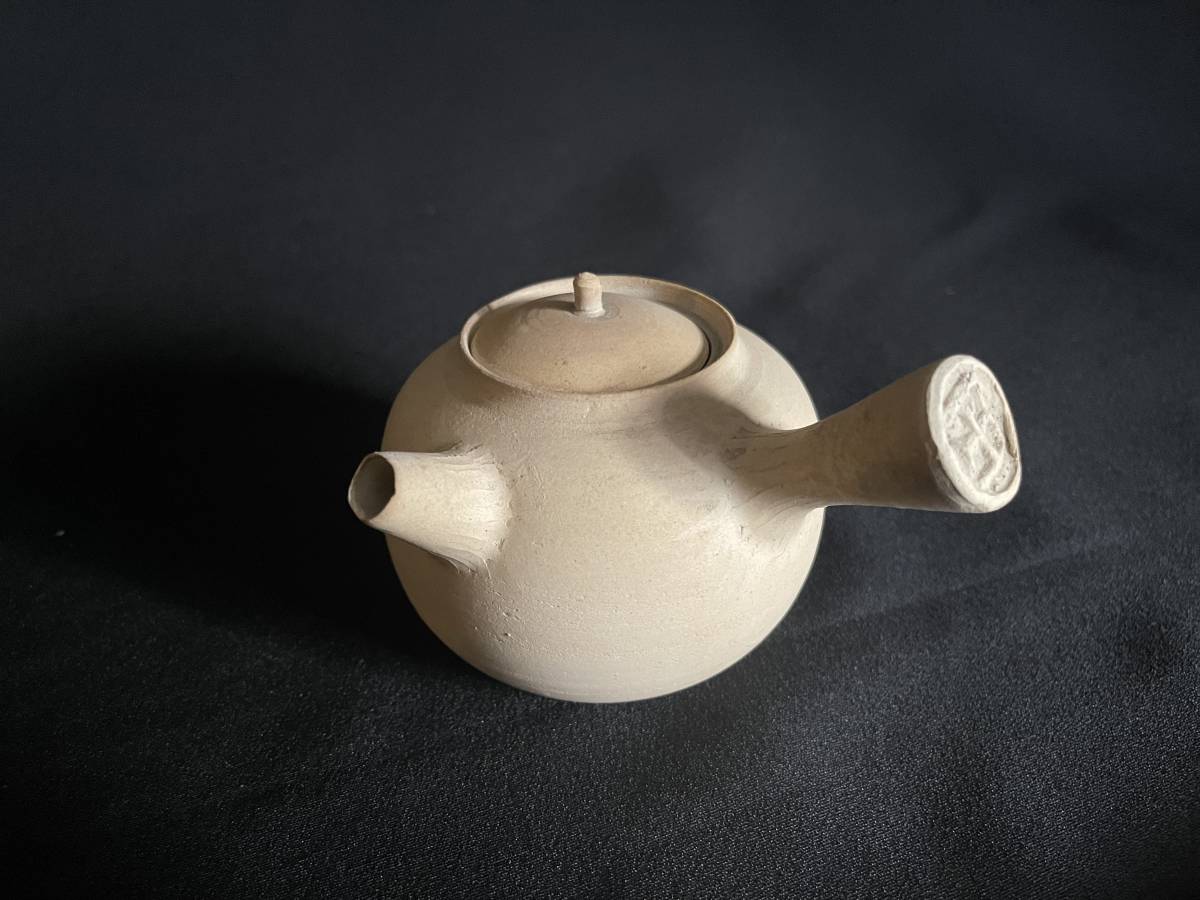 唐物 煎茶道具 白泥 急須 中国古玩 ボウフラ ボーフラ 時代物 保福山