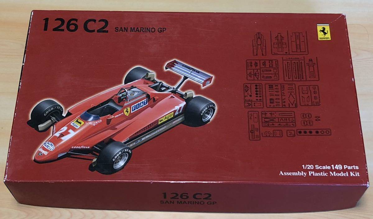 フジミ 1/20 フェラーリ 126C2 サンマリノGP