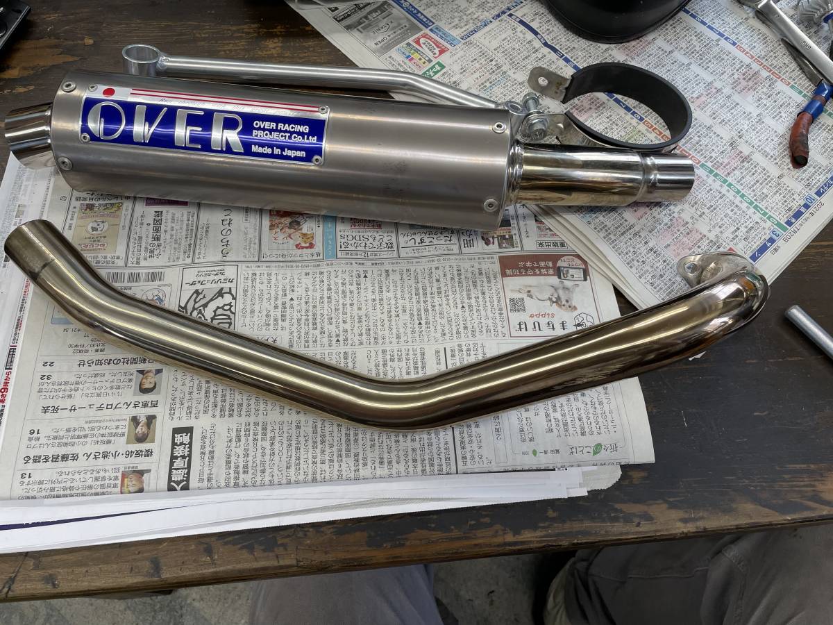カブ OVER マフラー キャブ車用 スーパーカブ90用 オーバーレーシング チタンマフラー Over マフラー