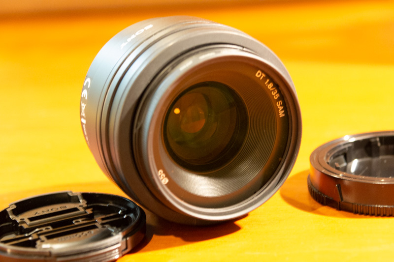 SONY単焦点初めてレンズ DT35mm F1.8 SAM SAL35F18【α一眼レフでの単