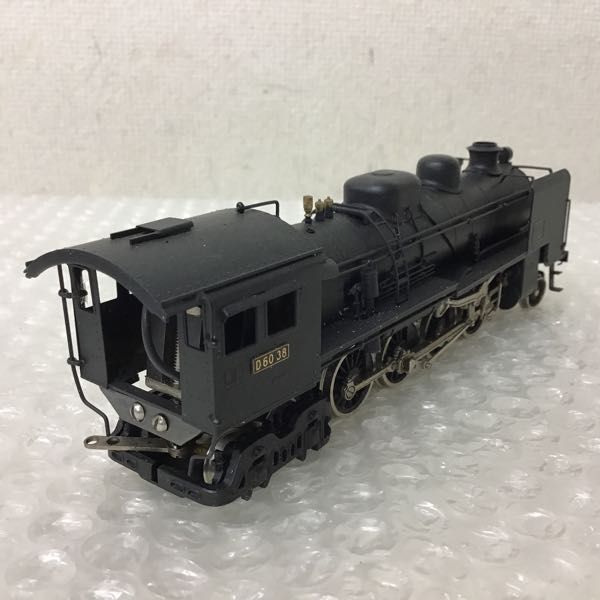 MSK HOゲージ D60 38 蒸気機関車 金属製 テンダー付 真鍮モデル