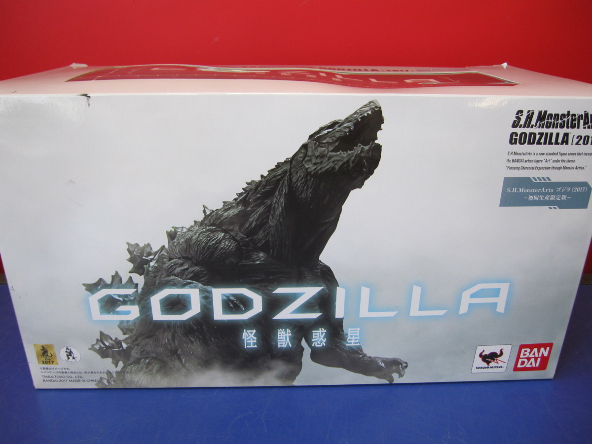☆中古品☆S.H.MonsterArts BANDAI GODZILLA 怪獣惑星 ゴジラ【他商品 