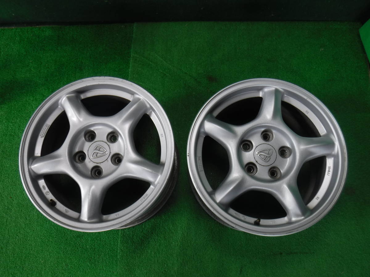 RX-7 FD3S 純正 マツダ b管k250245-14 アルミ ホイール 2本 1⁄24