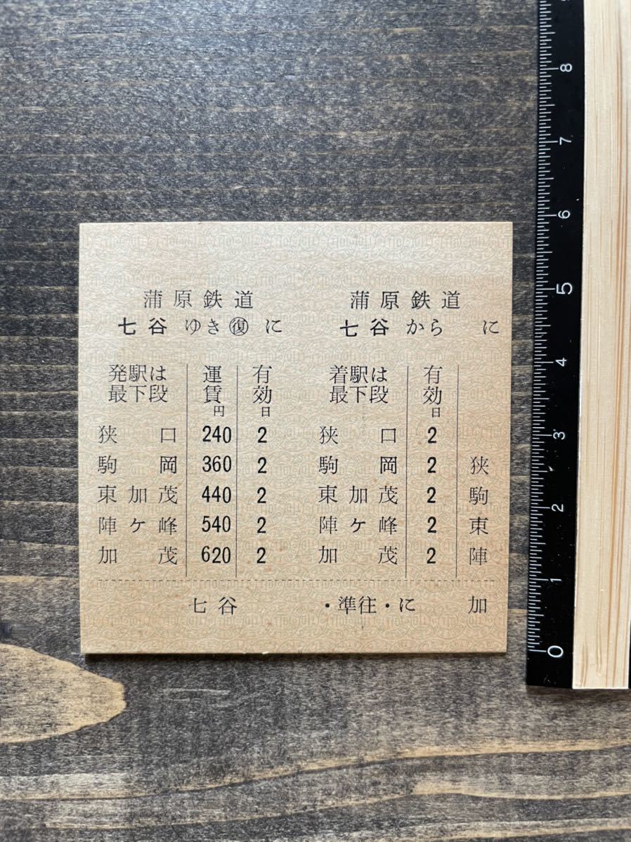 【硬券】蒲原鉄道（硬券64種64枚）（1985年部分廃止1999年全廃） 蒲原鉄道 C型硬券 七谷駅 （廃止 廃線 硬券 古い切符 鉄道切符