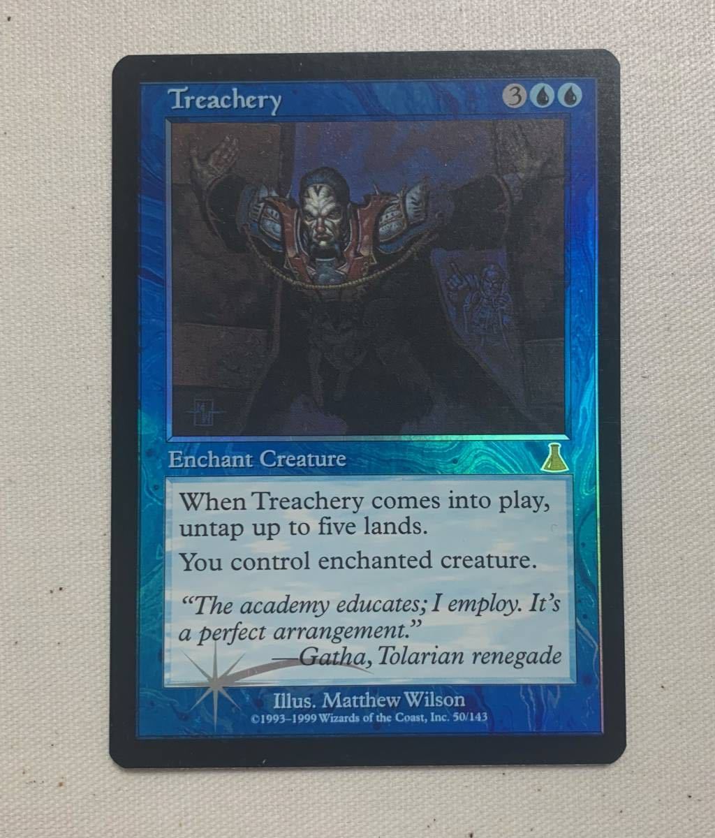 MTG JP Foil 不実 UDS 青R MTG】不実【UDS】foil 英語 【公式通販】