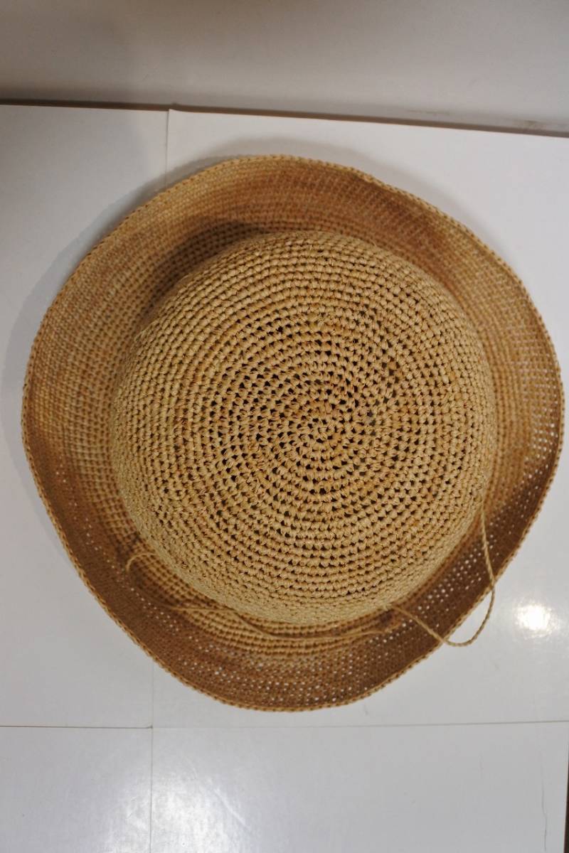 新品 daboro ダボロ ラフィアハット NATURAL