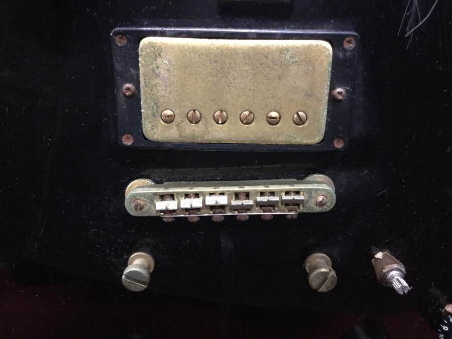 Orville オービル レスポールカスタム エレキギター シリアルNo.K018221 黒系★現状品