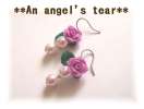 母の日ＳＡＬＥ★An angel's tear★薔薇ピアス ②_1
