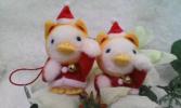 ☆ サンタまねきねこダック・招き猫ダック　２コセット ☆ ⑥ ☆_1