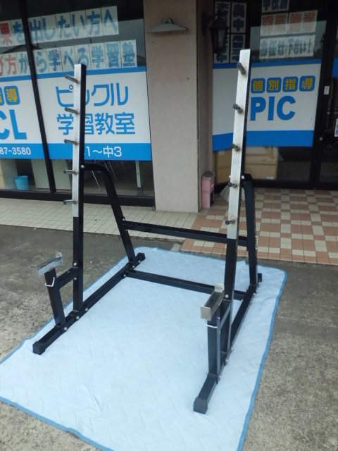 【引取り限定 愛知県一宮市】パワースクワットラック/ベンチプレス トレーニング スクワット スクワットラック