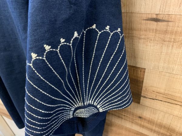 KAPITAL キャピタル 藍染 腕刺繍 Tシャツ インディゴ kapital Lサイズ