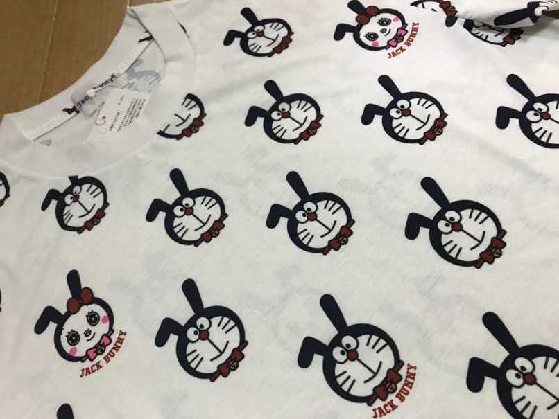 豊富な，人気Jack Bunny ジャックバニー ドラえもん&ドラミちゃん コットンライク天竺 半袖プリントTシャツ 262-0263831 ホワイト ５(パーリーゲイツ)｜売買されたオークション情報、yahooの商品情報をアー シャツ