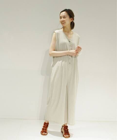 IENA LA BOUCLE COクレープ オールインワン イエナ ラブークル 