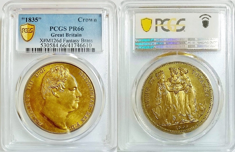 1円スタート☆ 世界1位 1835年 スリーグレイセス ウィリアム4世