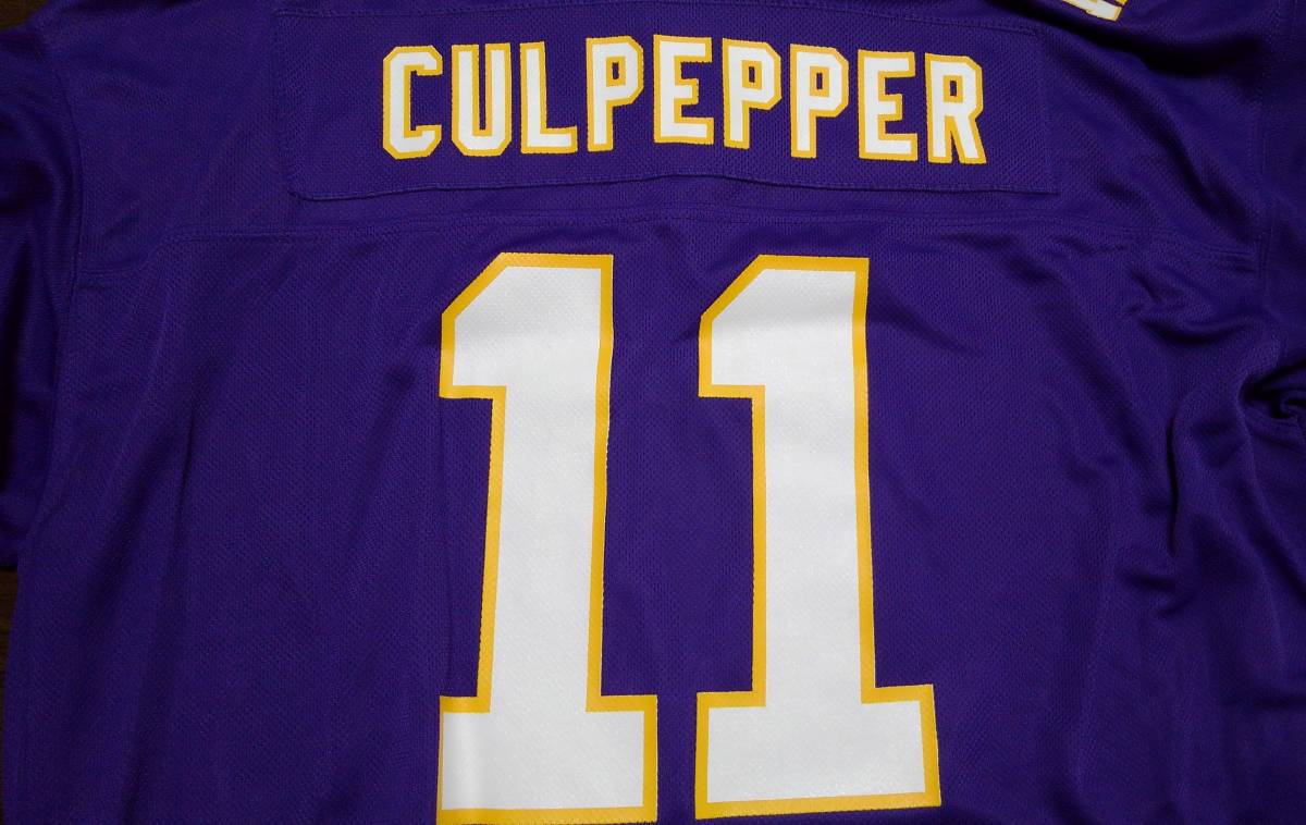 Nfl ミネソタ バイキングス １１ Culpepper Daunte Culpepper Reebok社製 サイズxl１６ １８ ジャージ 売買されたオークション情報 Yahooの商品情報をアーカイブ公開 オークファン Aucfan Com