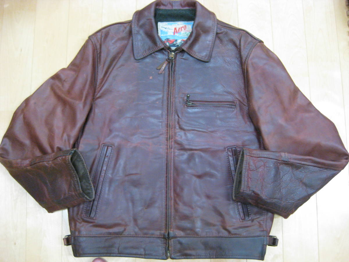 エアロレザー AERO LEATHER ハイウェイマン HIGHWAY MAN サイズ36