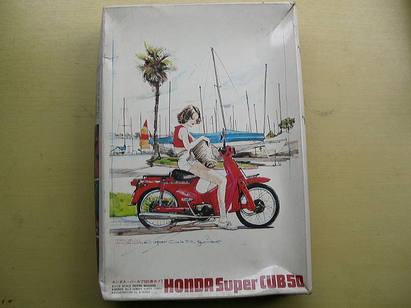 最安値，定番 1/12 バンダイ ホンダ スーパーカブ 50 赤カブ(ホンダ)｜売買されたオークション情報、yahooの商品情報をアーカイブ公開 - オークファン ホンダ