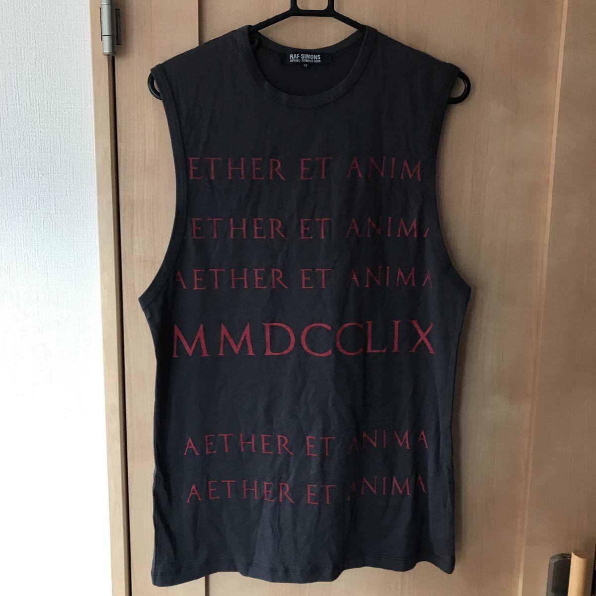 RAF SIMONS 2006 S/S グラフィック ノースリーブ ラフシモンズ サイズ 