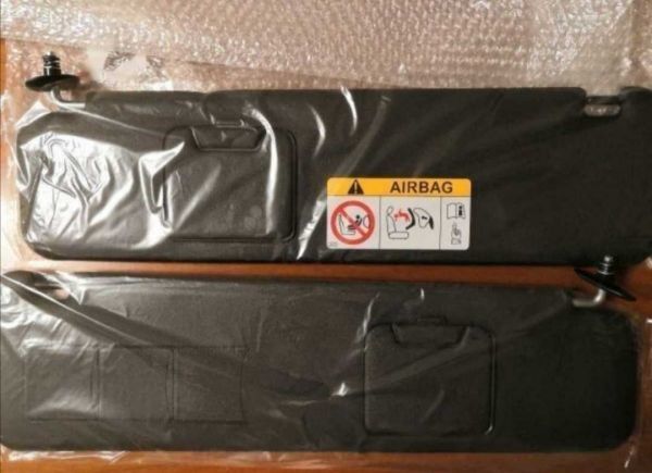 200系 ハイエース ダークプライム2 純正 ブラック仕様 フロントバイザー サンバイザー 左右 新品 ワイドボディ