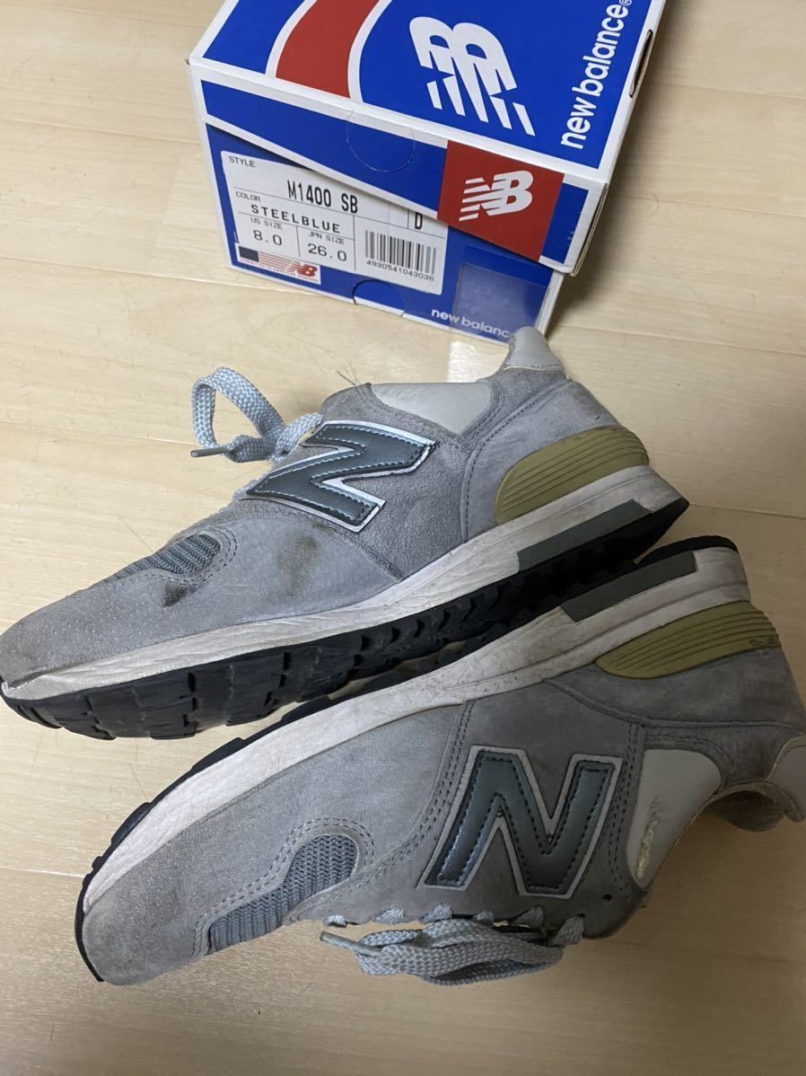 NEW BALANCE ニューバランス M1400 SB 26センチ 希少カラー 正規品 USA 
