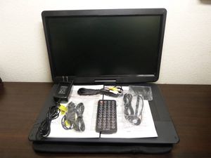 【JUNK】15.6型フルセグポータブルDVD RV-156FS D249E