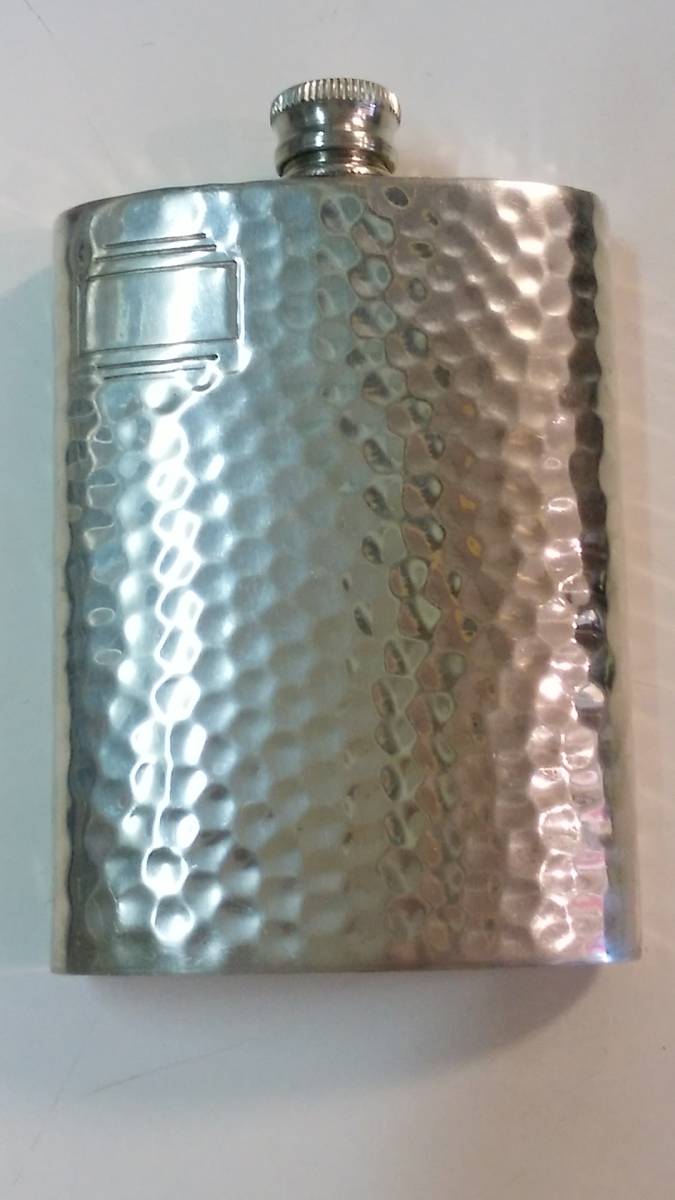 年代物 1960年代 PEWTER 6oz ピューター スキットル 錫(スズ) スキットル PEWTER ウイスキー ピューター 6oz ピューター製 | English