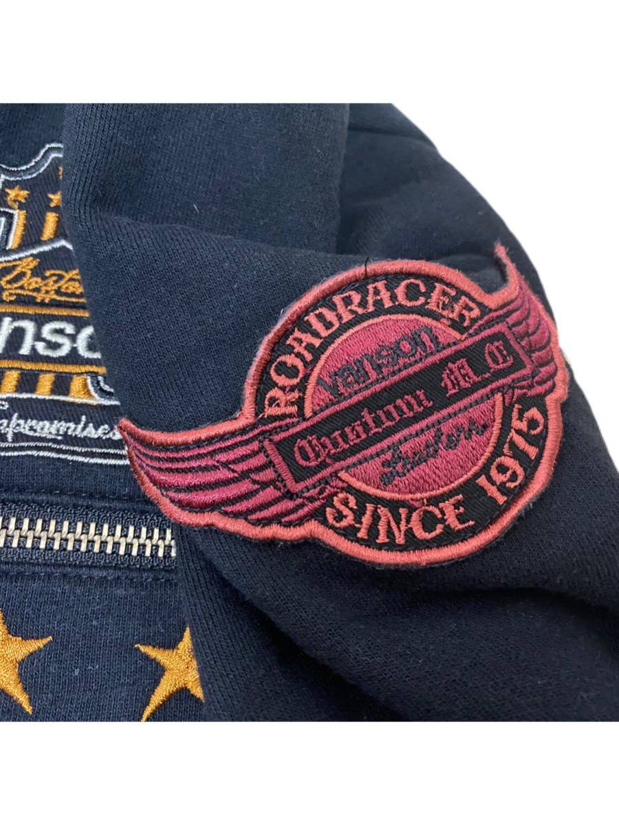 美品 VANSON バンソン シングル ライダースジャケット バイカー 