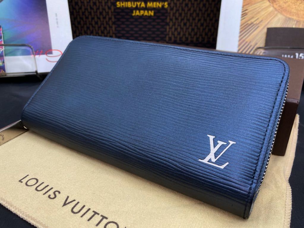 1円 超 Louisvuitton ジッピーウォレット ルイヴィトン エピ メンズ ネイビーメタリック ラウンドファスナー 長財布 エピライン 売買されたオークション情報 Yahooの商品情報をアーカイブ公開 オークファン Aucfan Com
