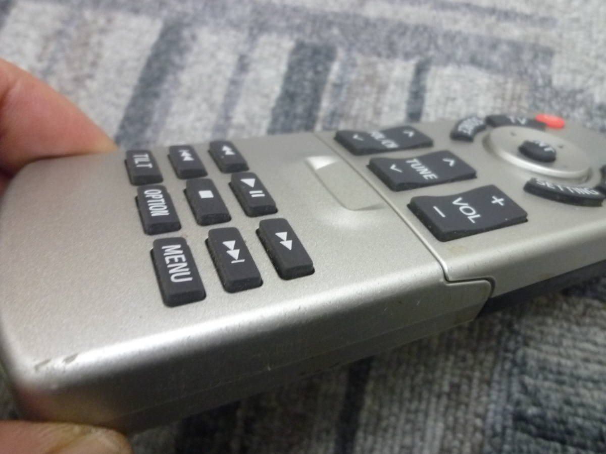 『M2166』トヨタ　TOYOTA　リアシートエンターテイメント用リモコン　86170-58090　CY-KT24J0AJ　【動作確認済 】 トヨタ純正 リアモニター用リモコン リアエンターテイメントシステム 30系 未開封新品 0