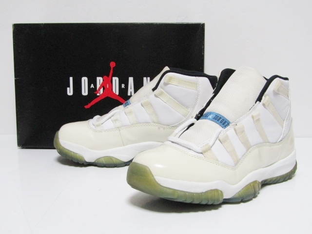 95年製 1995 VTG USED NIKE AIR JORDAN 11 OG WHITE COLUMBIA BLUE 
