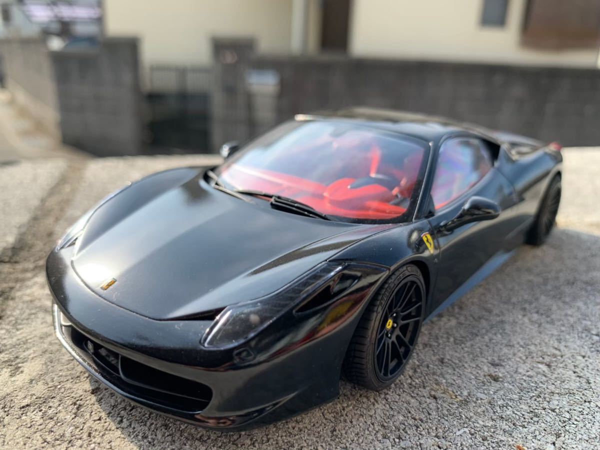 １円スタート　　フジミ　　フェラーリ458 イタリア　　ホイールカスタム　車高下げてます　
