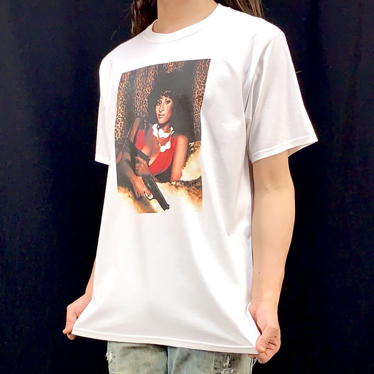 コフィー パムグリア ヒョウ柄 二丁拳銃 ジャッキー ブラウン Tシャツ S M L Xl ビッグ オーバーサイズ Xxl 5xl 黒 ロンt パーカー 対 映画関連グッズ 売買されたオークション情報 Yahooの商品情報をアーカイブ公開 オークファン Aucfan Com