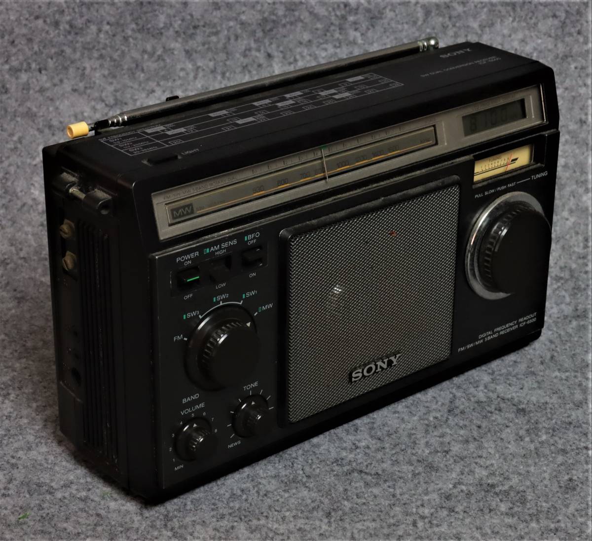 SONY ICF-6500 ソニー - Sony 5バンドマルチバンドレシーバー FM