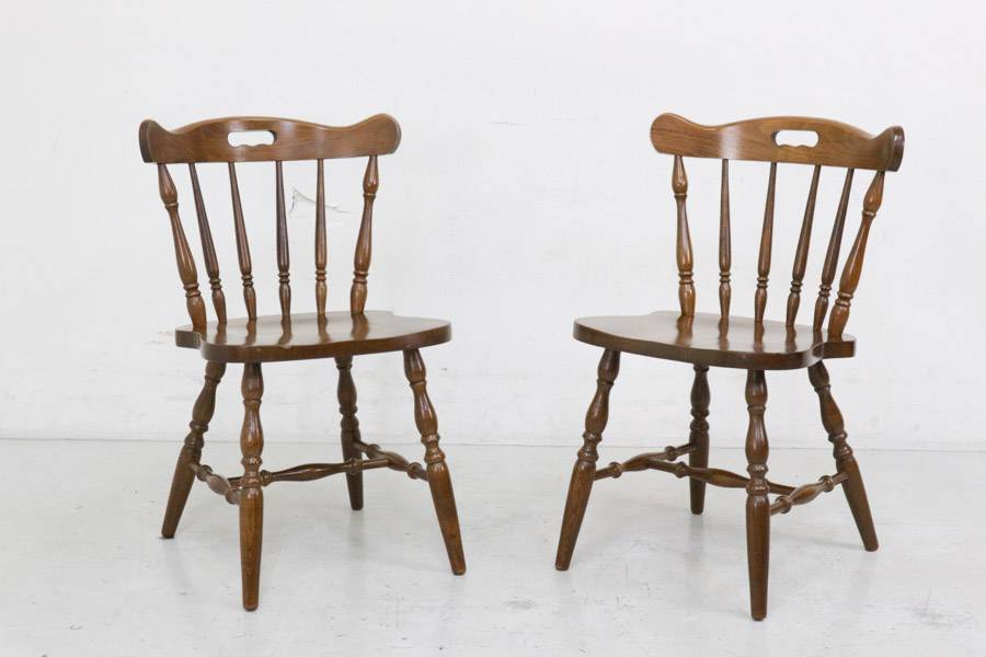 ☆飛騨の家具 KASHIWA 柏木工☆ウィンザーチェア 2脚セット