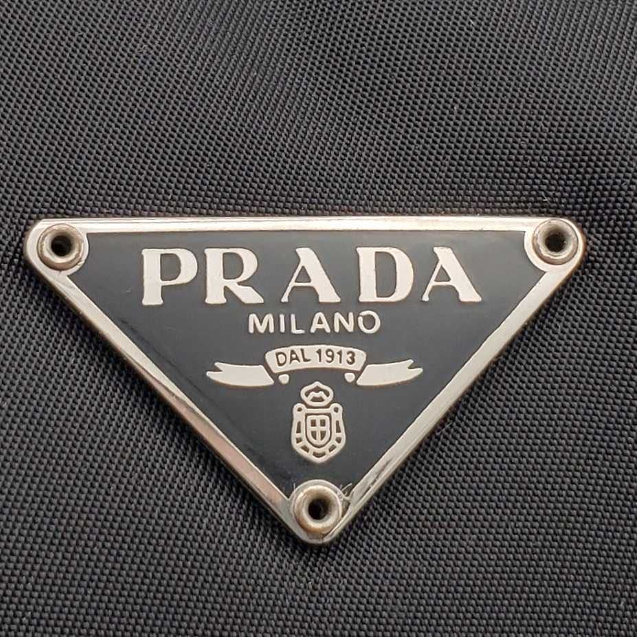 極美品 PRADA プラダ ナイロン アクセサリーポーチ ミニハンドバッグ 