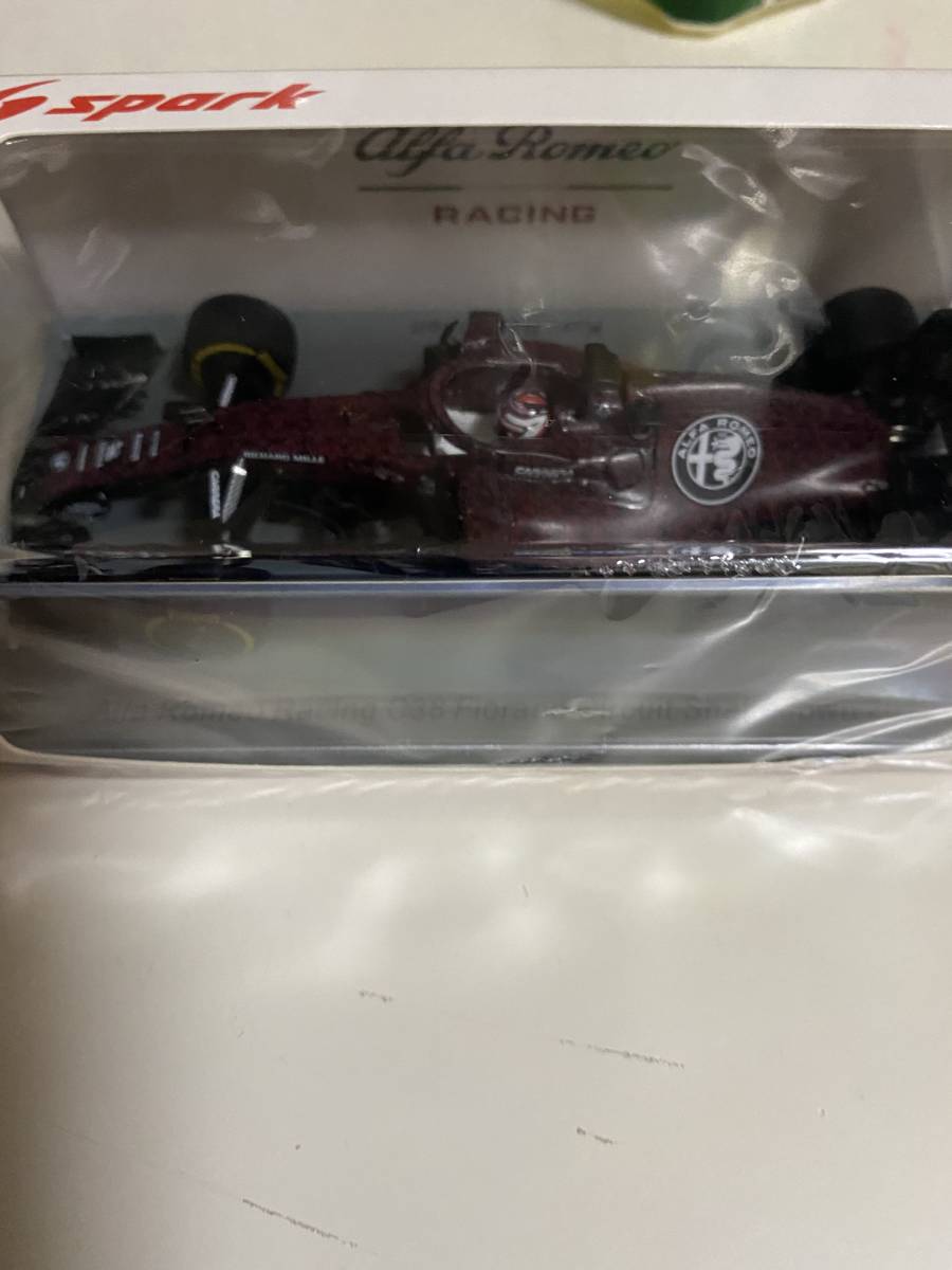 スパーク 1/43 アルファロメオ レーシング フェラーリ C38 #7 K.ライコネン　フィオラノ　シェイクダウン　2019 バレンタインカラー 1&frasl;43 スパーク アルファロメオ プレ C39 ステーク