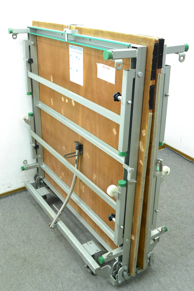 F380■ポータブルステージ■折り畳み式■サイズ約　高200ｍｍ/400mm×幅2400ｍｍ×奥行1200ｍｍ■簡易ステージ　仮設 台