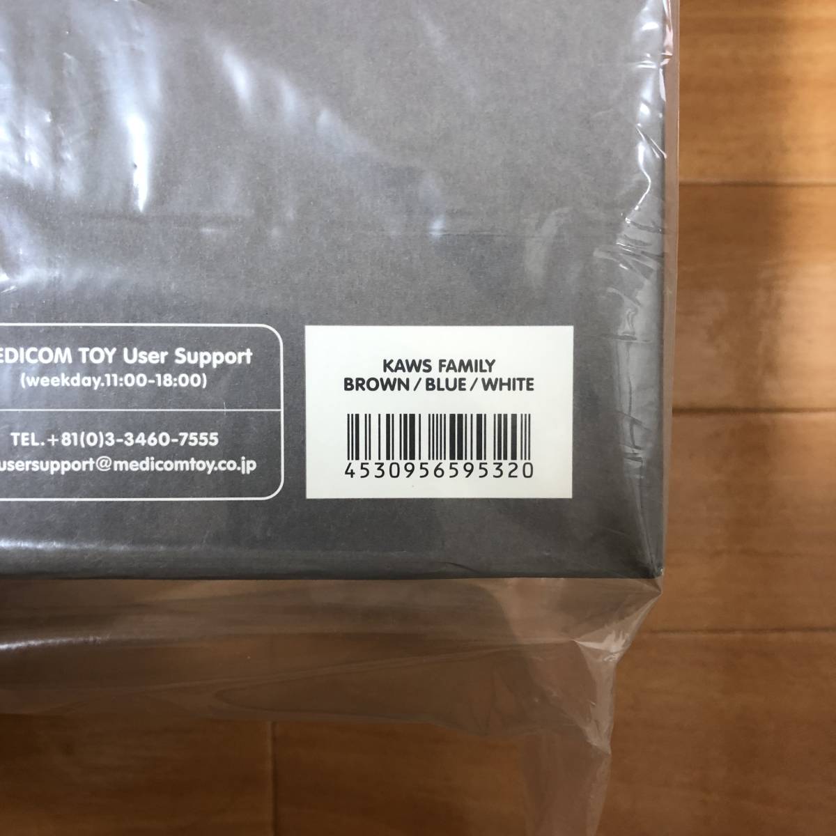 新品未開封 #1 KAWS FAMILY BROWN BLUE WHITE 抽選当選品 カウズ KAWS 